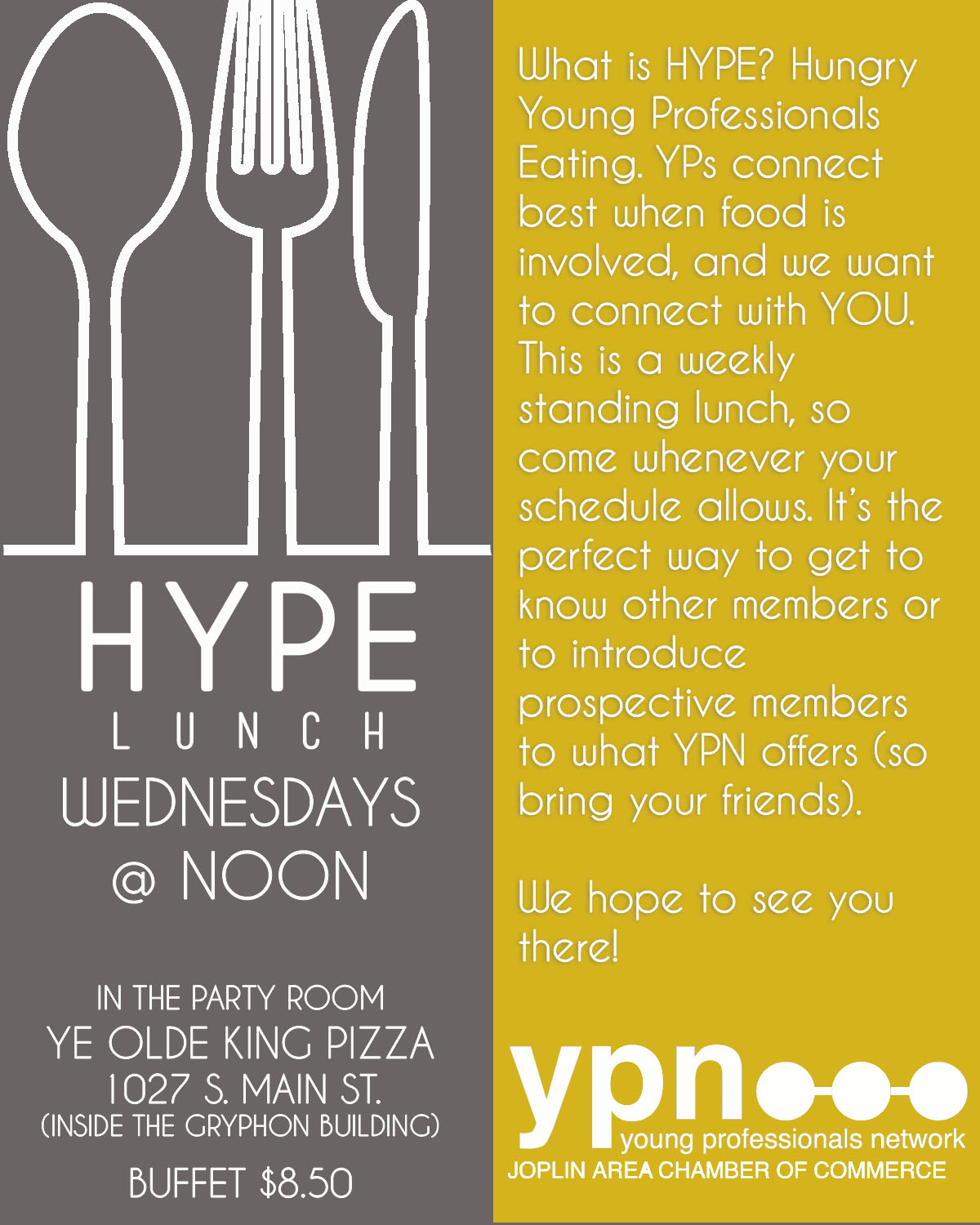YPN HYPE Lunch - 2017 09