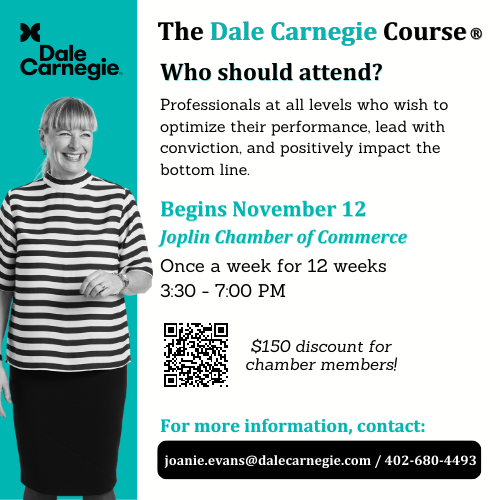 The Dale Carnegie Course hosted by the Joplin Chamber